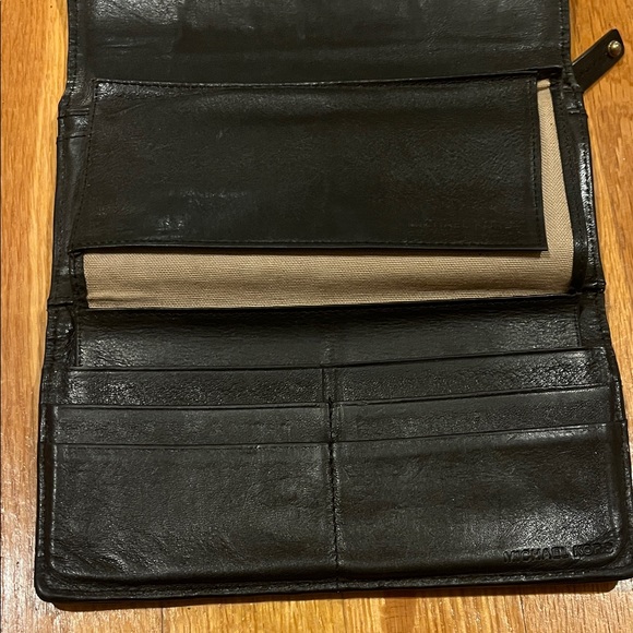 Michael Kors Black MK Pattern Wallet - Picture 4 of 7